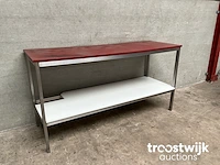 Rvs snijtafel - afbeelding 1 van  3