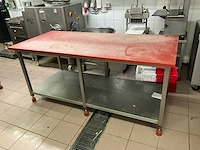 Rvs snijtafel