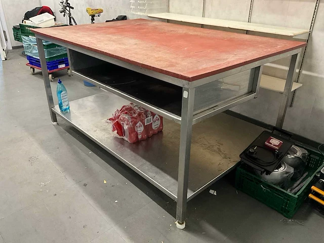 Rvs snijtafel - afbeelding 2 van  4