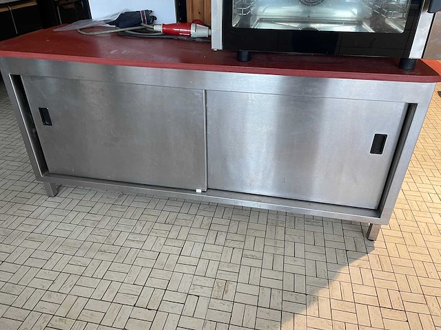 Rvs snijtafel - afbeelding 2 van  2