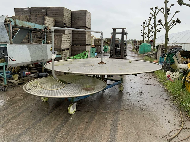 Rvs sorteer draaitafel - afbeelding 1 van  4