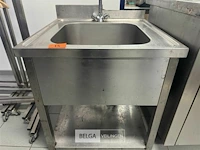 Rvs spoelbak met kraan - afbeelding 2 van  6