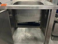 Rvs spoelbak met opbergvak - afbeelding 2 van  2