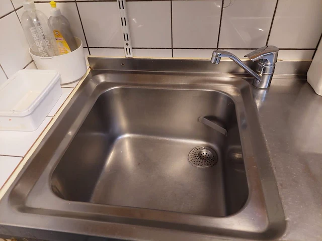 Rvs spoelbak/tafel - afbeelding 3 van  4