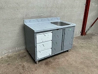 Rvs spoeltafel - afbeelding 1 van  5