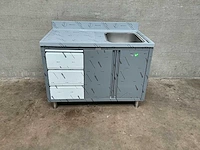 Rvs spoeltafel - afbeelding 2 van  5