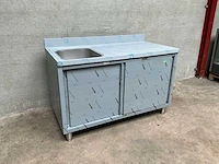 Rvs spoeltafel - afbeelding 1 van  6