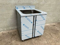 Rvs spoeltafel - afbeelding 1 van  6