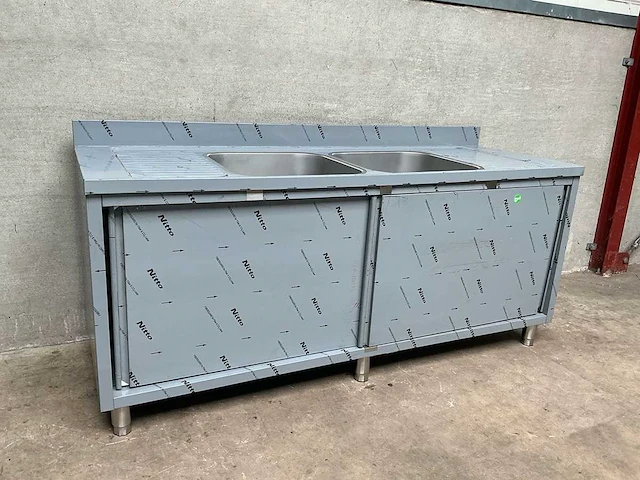 Rvs spoeltafel - afbeelding 1 van  5