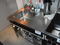 Rvs spoeltafel - afbeelding 1 van  1