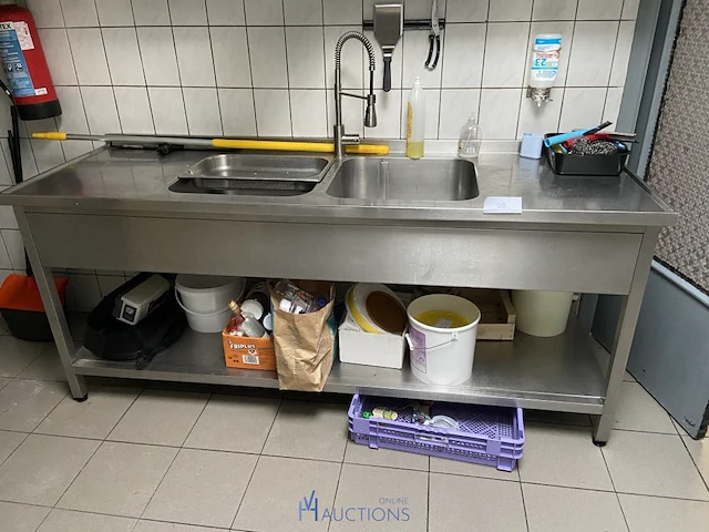 Rvs spoeltafel - afbeelding 1 van  10