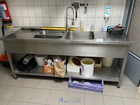 Rvs spoeltafel - afbeelding 1 van  10