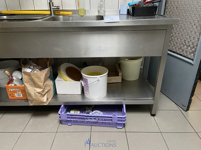 Rvs spoeltafel - afbeelding 3 van  10