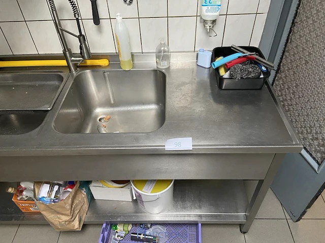 Rvs spoeltafel - afbeelding 6 van  10