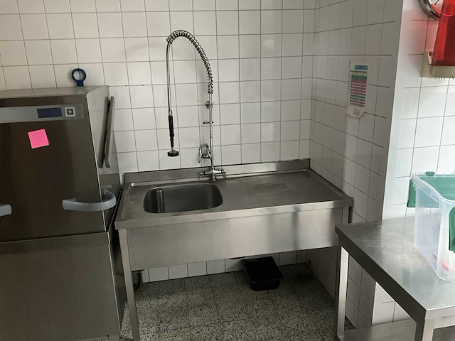 Rvs spoeltafel - afbeelding 1 van  5