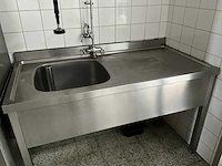 Rvs spoeltafel - afbeelding 2 van  5