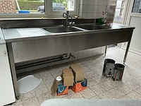 Rvs spoeltafel - afbeelding 1 van  4