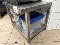 Rvs tafel + inhoud - afbeelding 3 van  3