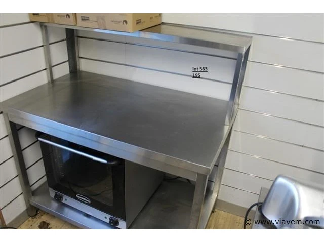 Rvs tafel - afbeelding 1 van  2