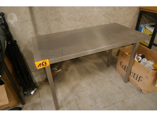 Rvs tafel - afbeelding 1 van  3