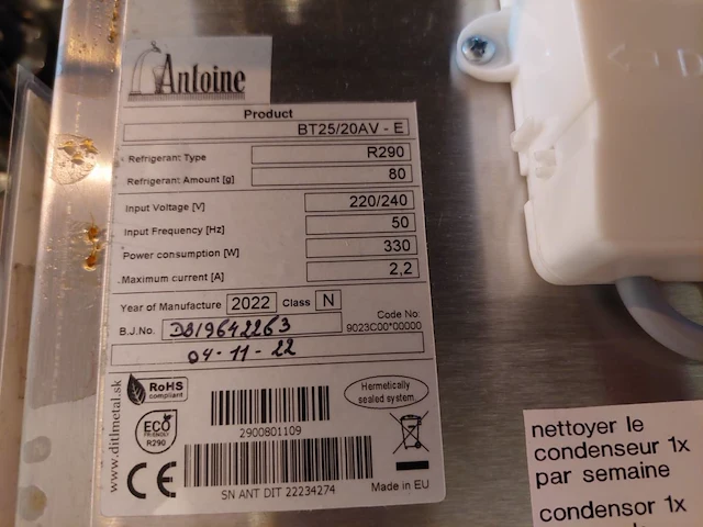 Rvs tap antoine mod bt 25/20av-e - afbeelding 4 van  7