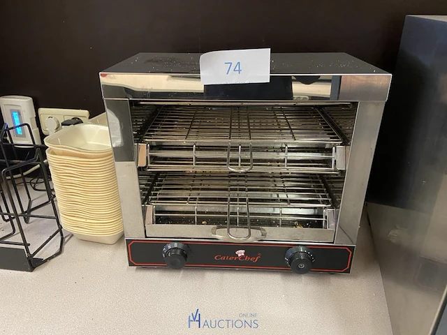 Rvs toaster caterchef - afbeelding 1 van  5