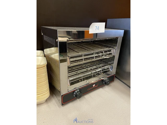 Rvs toaster caterchef - afbeelding 3 van  5
