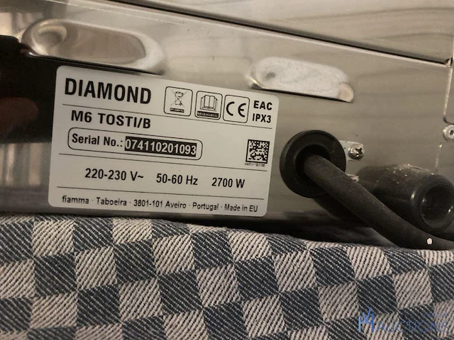 Rvs toaster diamond - afbeelding 2 van  2