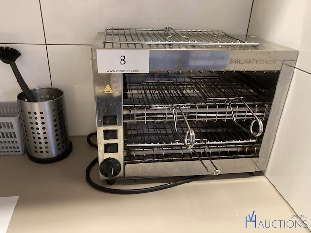 Rvs toaster milan toast - afbeelding 1 van  4