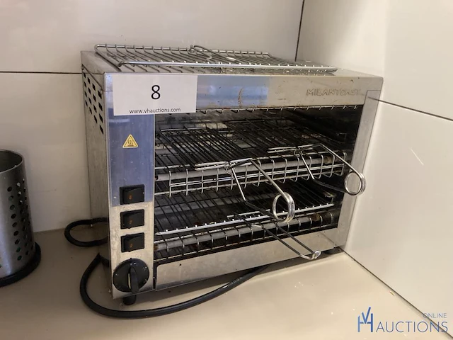 Rvs toaster milan toast - afbeelding 3 van  4