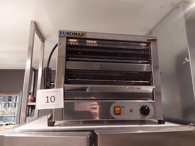 Rvs toastmachine euromax 1136 - afbeelding 2 van  5