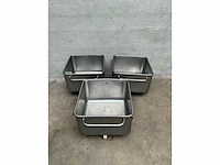 Rvs transportkar (3x) - afbeelding 4 van  4