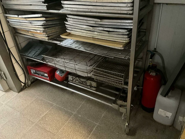 Rvs transportkar - afbeelding 3 van  4