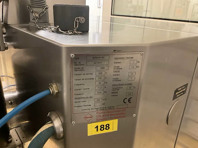Rvs vacuum mixer fryma mzm/vk-50 - afbeelding 13 van  13