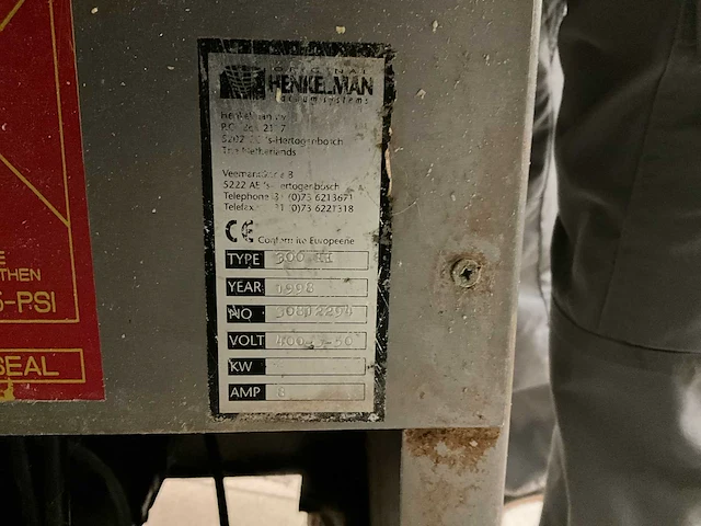 Rvs vacuümmachine henkelman 300 ii - afbeelding 5 van  6