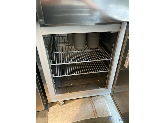 Rvs verrijdbare koel-/vriescombinatie diamond - afbeelding 4 van  5