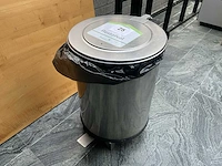 Rvs verrijdbare pedaalemmer nn (2x) - afbeelding 2 van  5