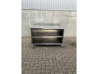 Rvs verrijdbare werktafel - afbeelding 2 van  3