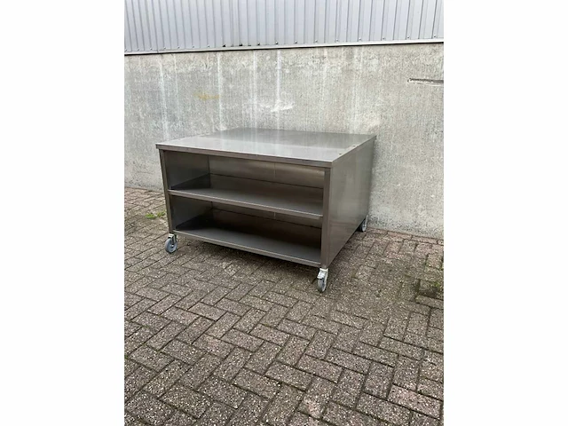 Rvs verrijdbare werktafel - afbeelding 3 van  3