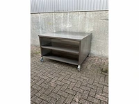Rvs verrijdbare werktafel - afbeelding 3 van  3