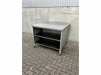 Rvs verrijdbare werktafel - afbeelding 3 van  3