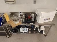 Rvs verrijdbare werktafel - afbeelding 5 van  5