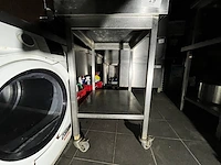 Rvs verrijdbare werktafel - afbeelding 2 van  2