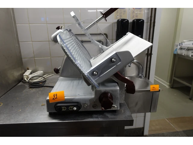 Rvs vleessnijmachine berkel - afbeelding 2 van  4