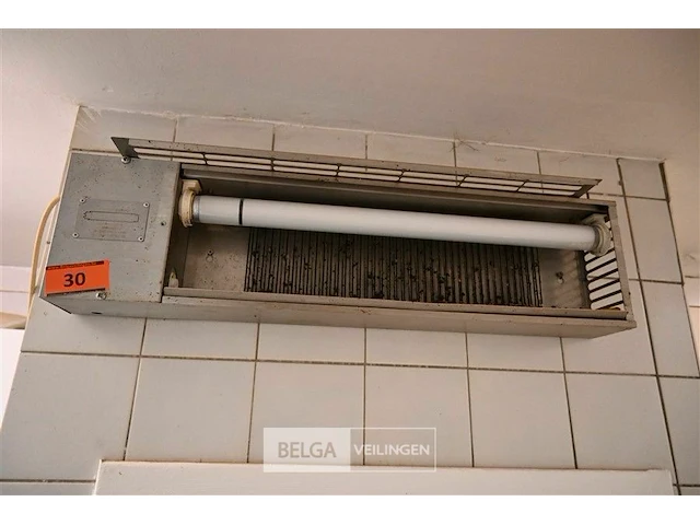 Rvs vliegenval electrisch met lamp 75x11x20 - afbeelding 1 van  2