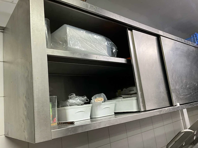 Rvs wand-hangkast - afbeelding 3 van  4