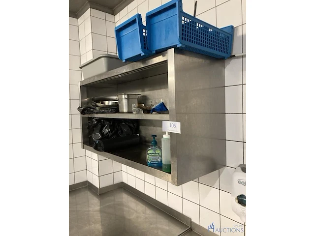 Rvs wandkast - afbeelding 3 van  3
