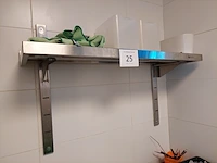 Rvs wandschap ggm gastro - afbeelding 1 van  2