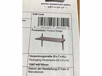 Rvs wandschap - afbeelding 1 van  2