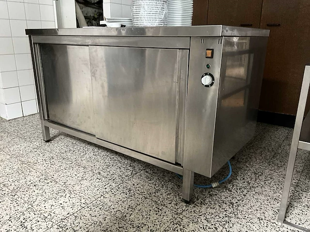 Rvs warmhoud werktafel - afbeelding 2 van  6